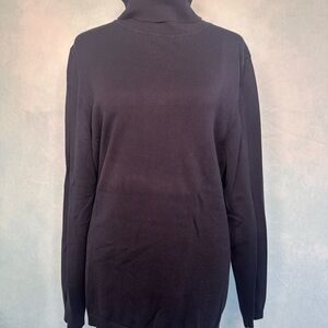 Talbots Women’s NavyTurtleneck Sweater size L